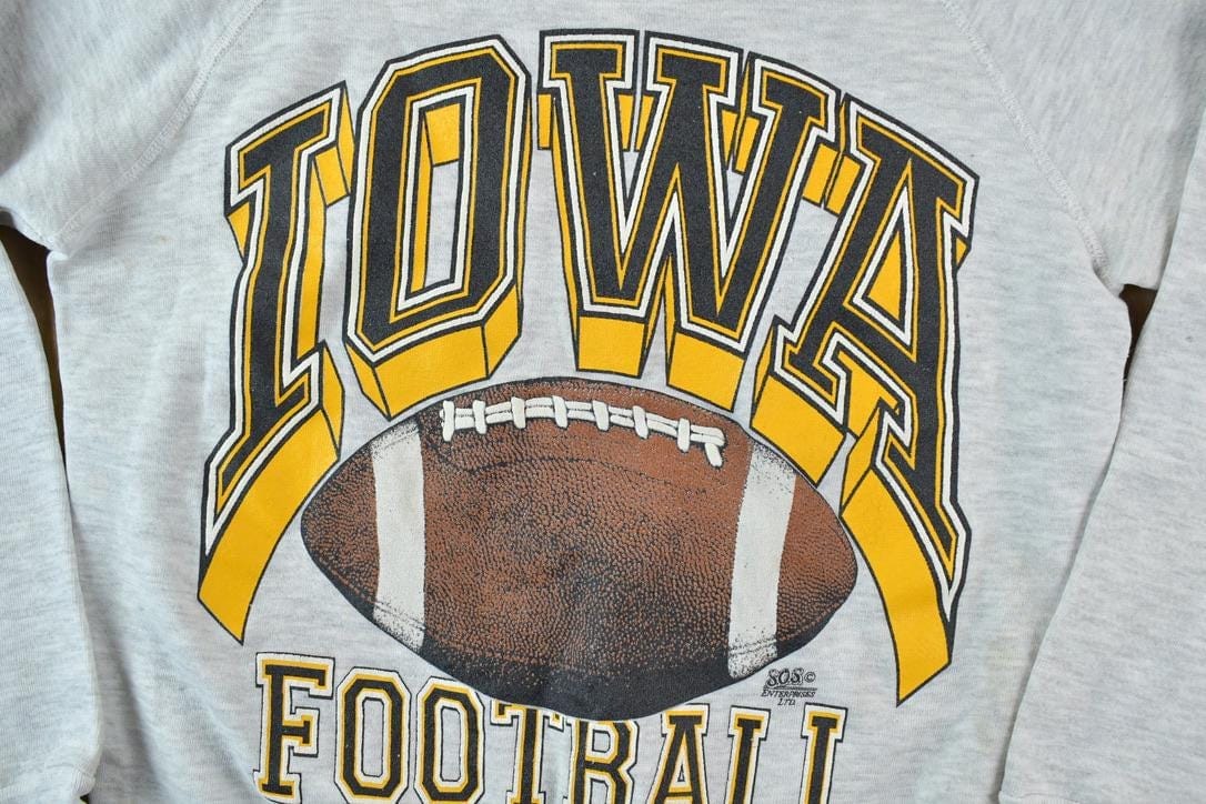 Vintage 1990s Iowa Football University Crewneck Men's XS-S from propervintagecanada