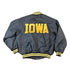 Vintage 1990s Iowa Hartwell Jackets Satin Button Up University of Collegiate NCAA Jacket / Made In USA from propervintagecanada