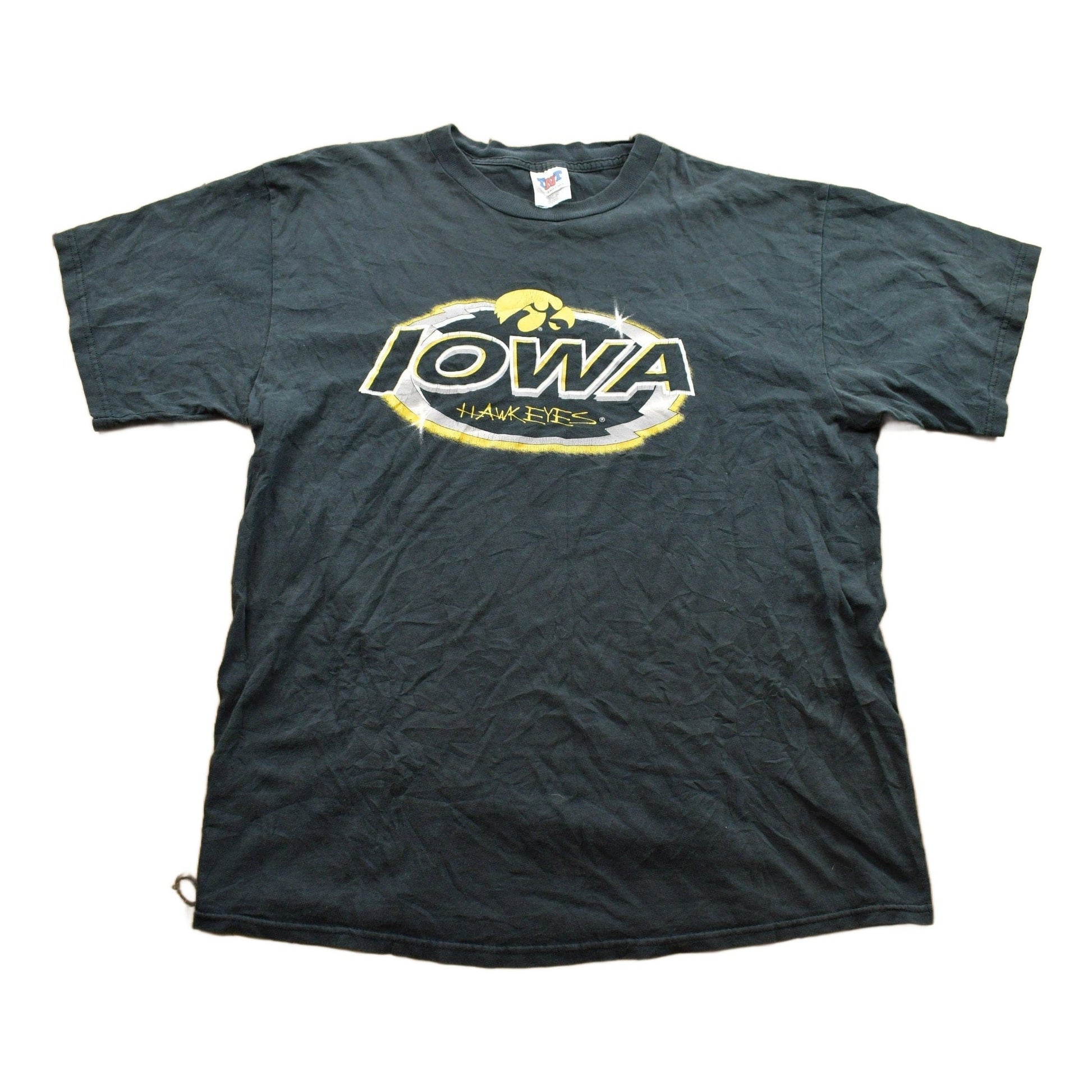 Vintage 1990s Iowa Hawkeyes College football Collegiate T-Shirt Men's 2XL from propervintagecanada