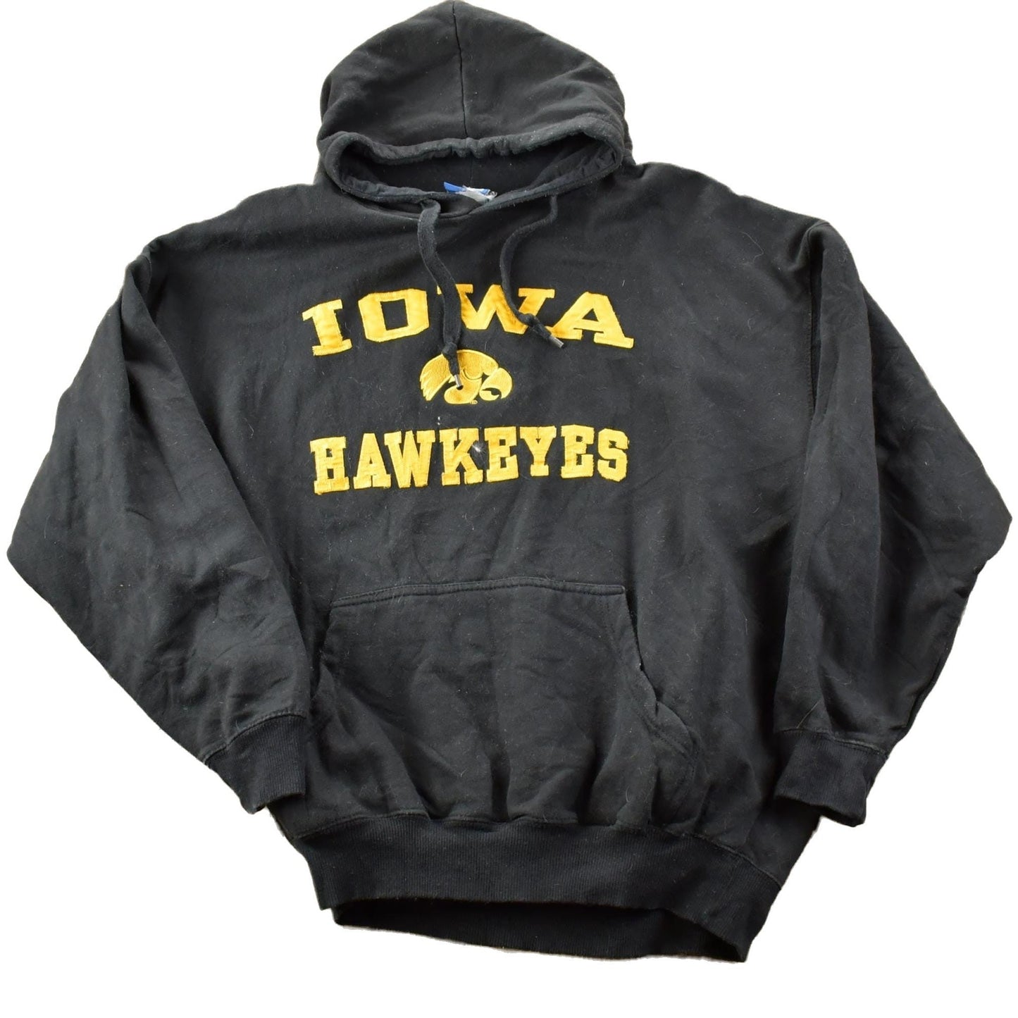 Vintage 1990s Iowa Hawkeyes OVB University Collegiate Hoodie / Embroidered / NCAA Sweatshirt / Sportswear / Americana from propervintagecanada