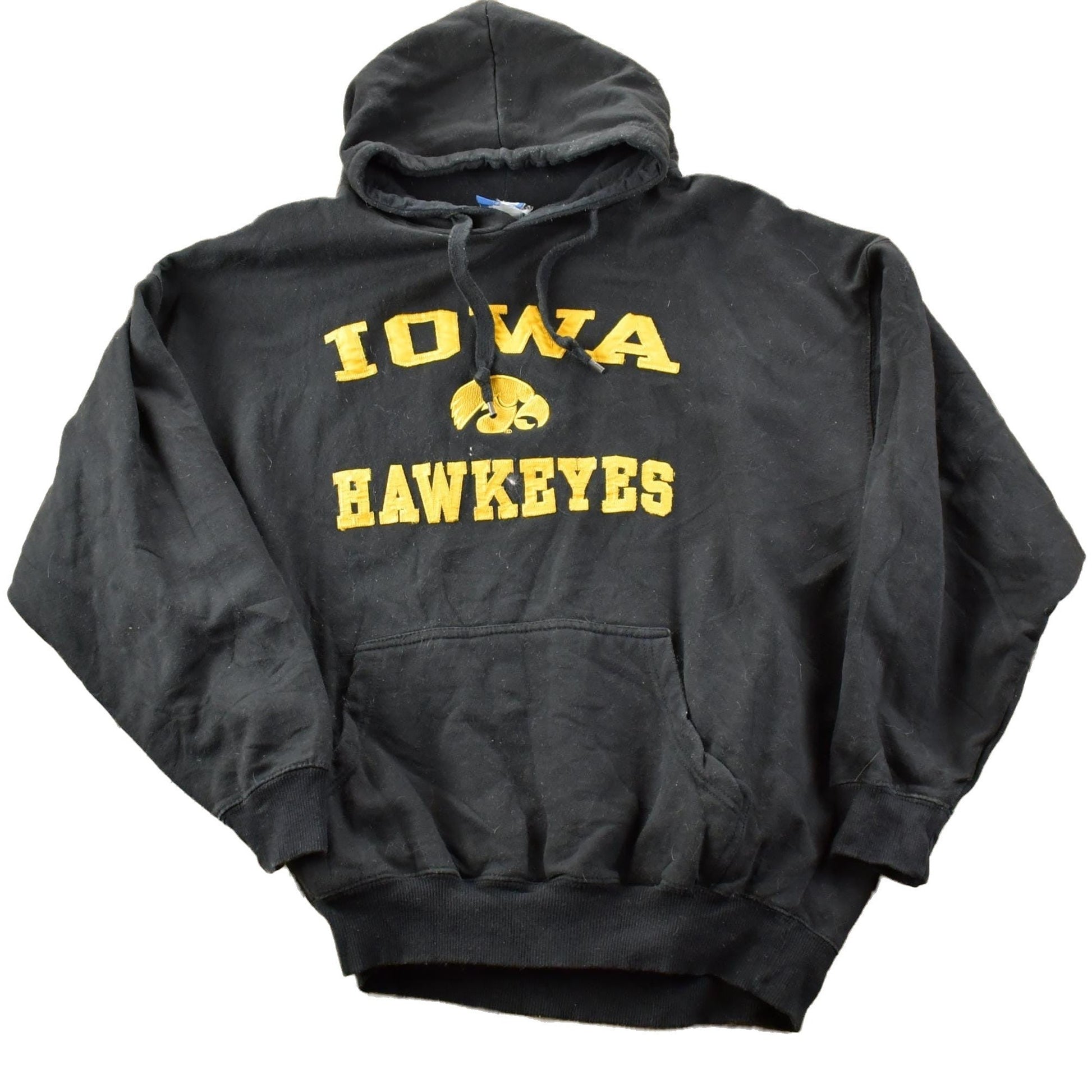 Vintage 1990s Iowa Hawkeyes OVB University Collegiate Hoodie / Embroidered / NCAA Sweatshirt / Sportswear / Americana from propervintagecanada