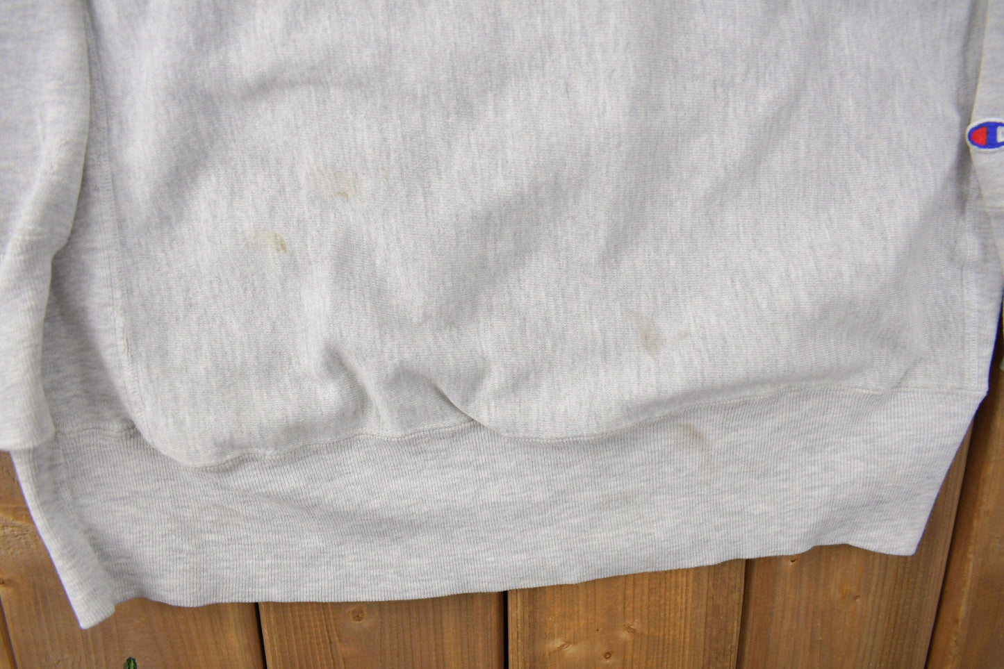 Vintage 1990s Iowa State College of Design Champion Reverse Weave Crewneck Sweatshirt Men's XL from propervintagecanada