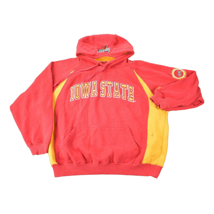 Vintage 1990s Iowa State University Cyclones Collegiate Embroidered Hoodie Men's Large from propervintagecanada