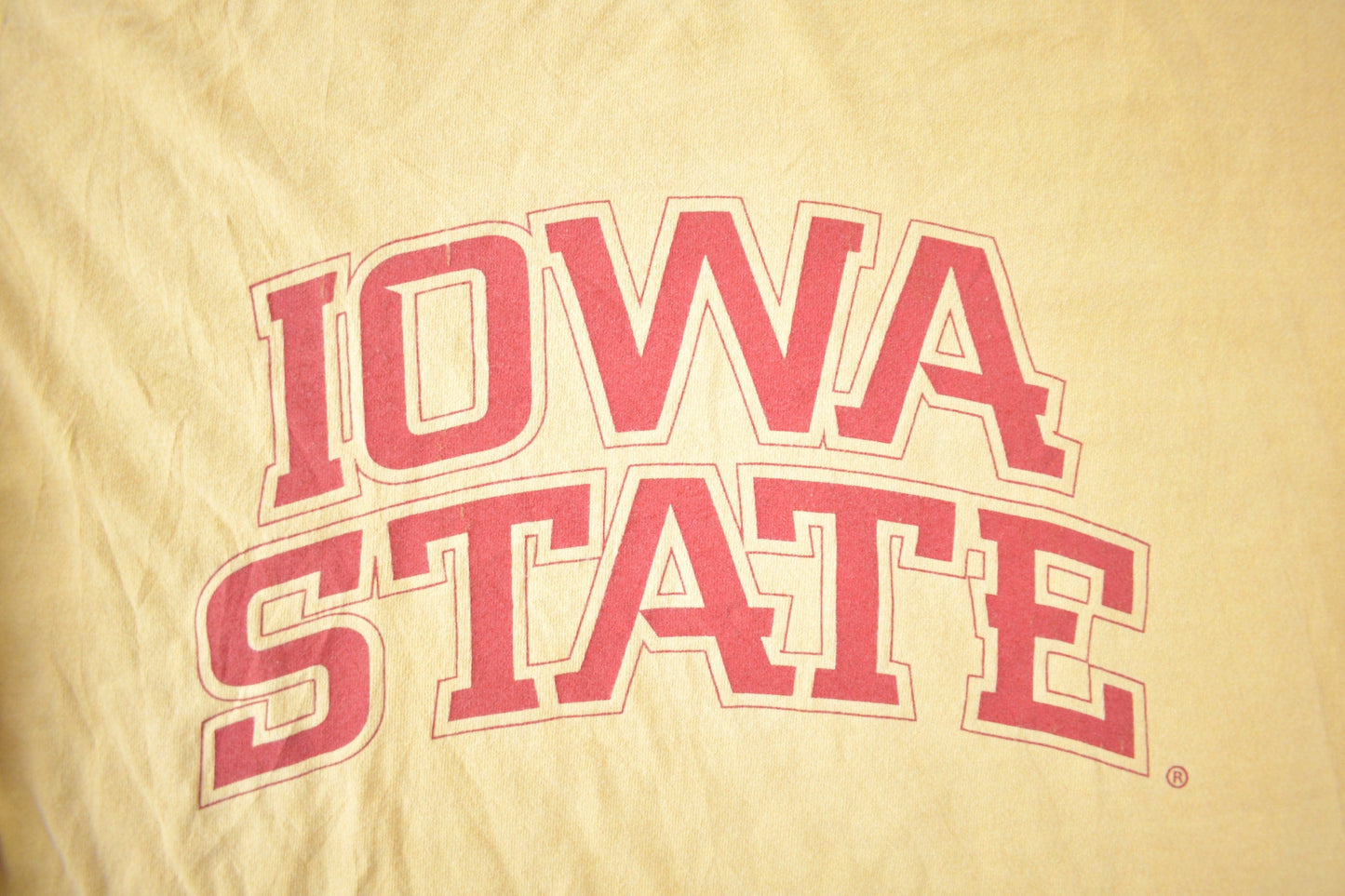 Vintage 1990s Iowa State Univsersity Collegiate Long T-Shirt Made In USA Men's M from propervintagecanada