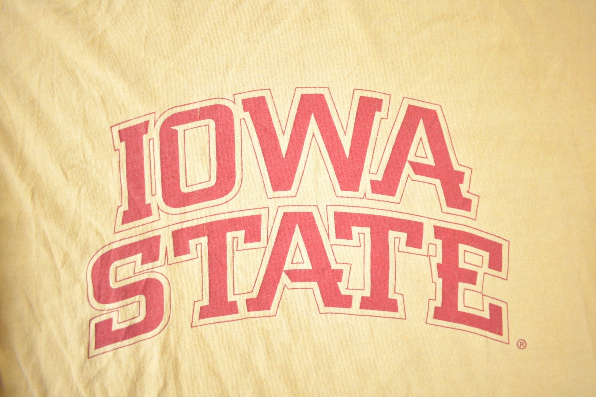 Vintage 1990s Iowa State Univsersity Collegiate Long T-Shirt Made In USA Men's M from propervintagecanada