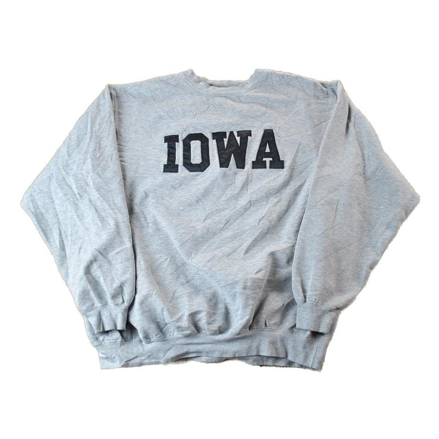 Vintage 1990s Iowa University Collegiate Crewneck / Embroidered / NCAA Sweatshirt / Sportswear / Americana from propervintagecanada