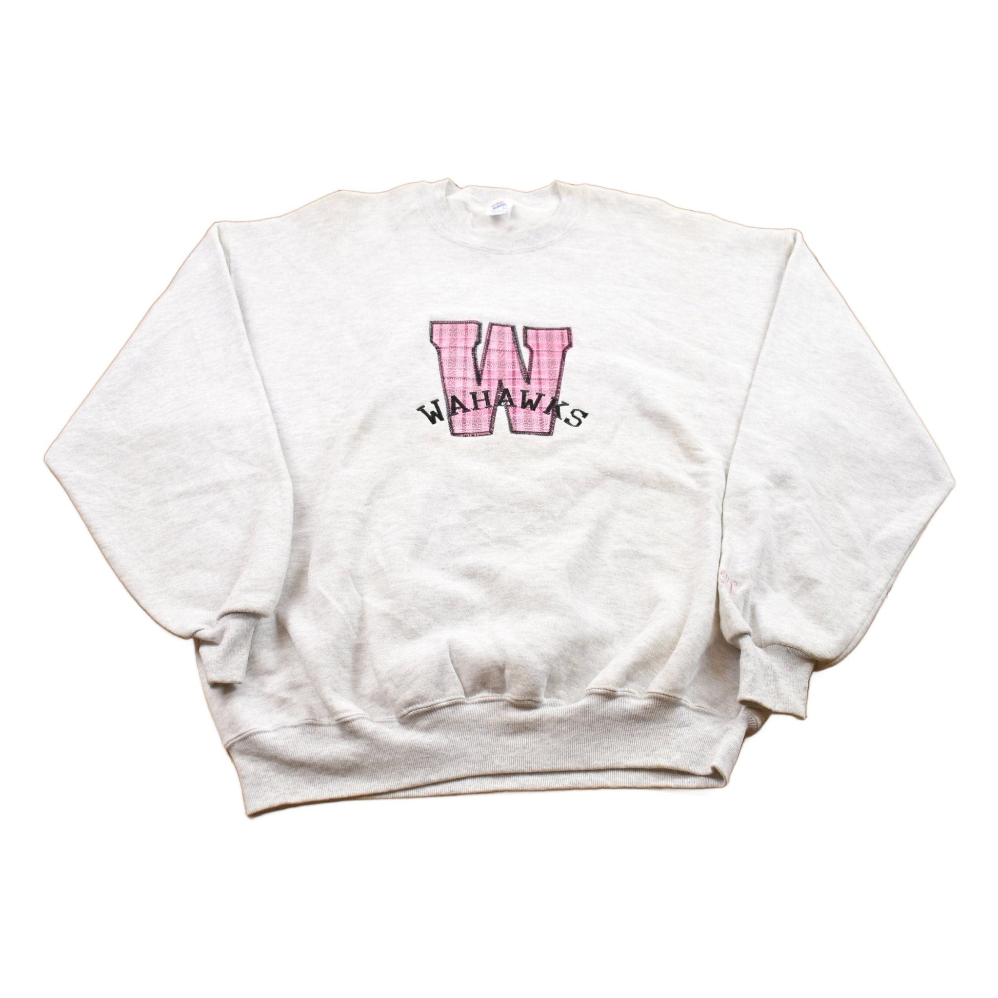 Vintage 1990s Iowa West High School Wahawks Crewneck Sweatshirt Men's XL from propervintagecanada