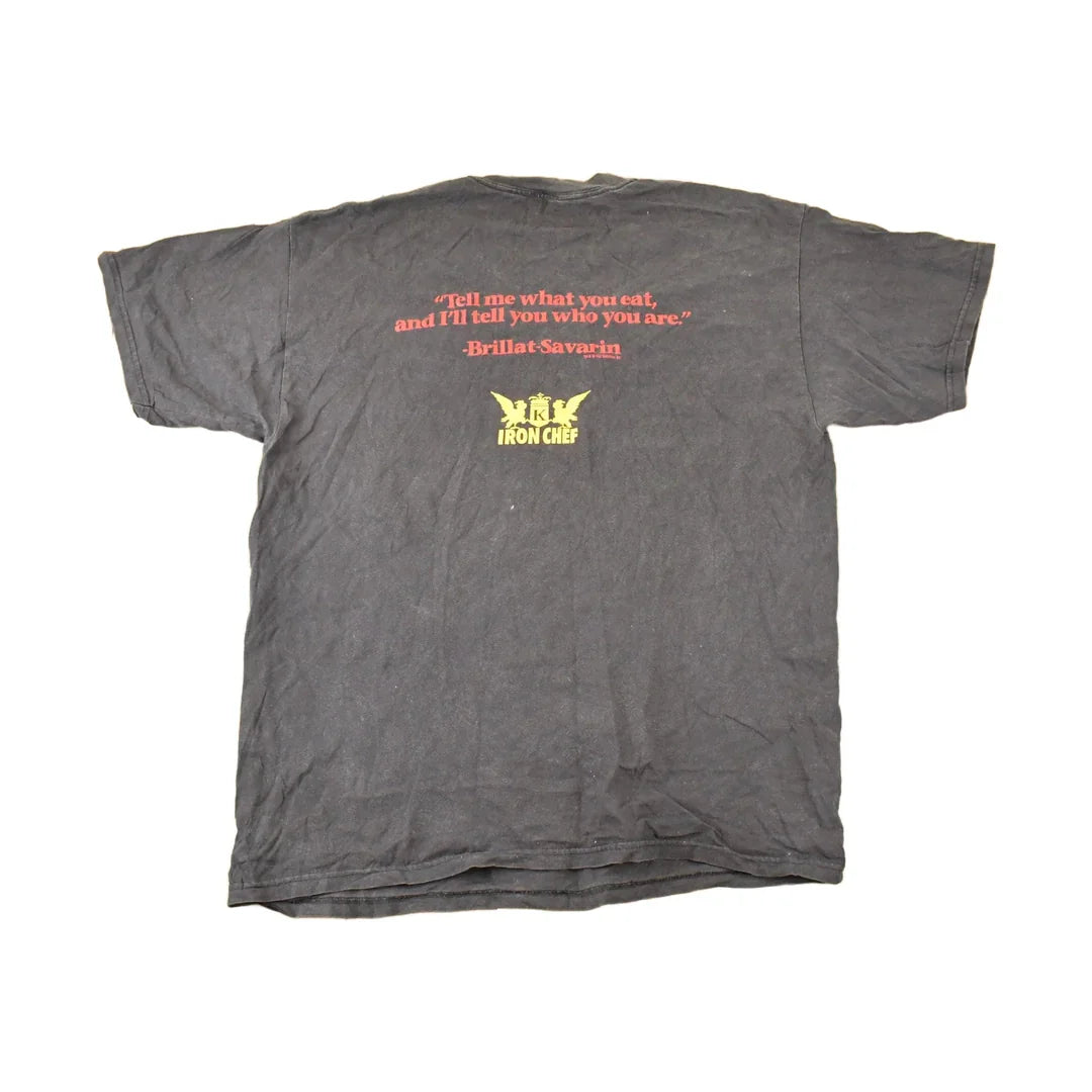 Vintage 1990s Iron Chef Souvenir Kitchen T-Shirt Men's XL from propervintagecanada