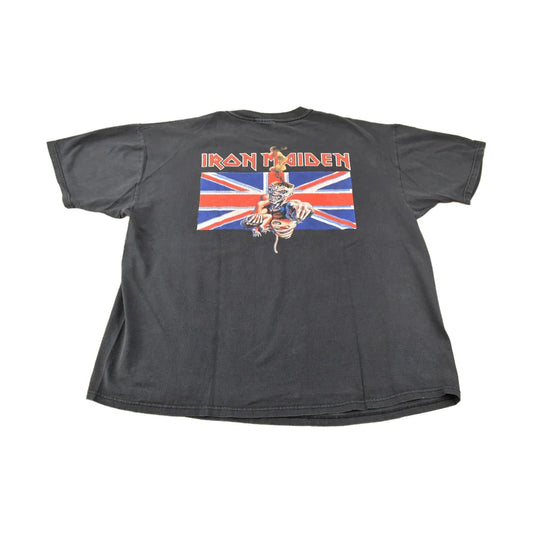 Vintage 1990s Iron Maiden All Over Print Band Tee from propervintagecanada