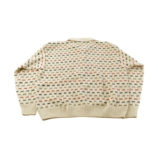 Vintage 1990s Irvine Park Knitted Henley Collared Sweater Men's L from propervintagecanada