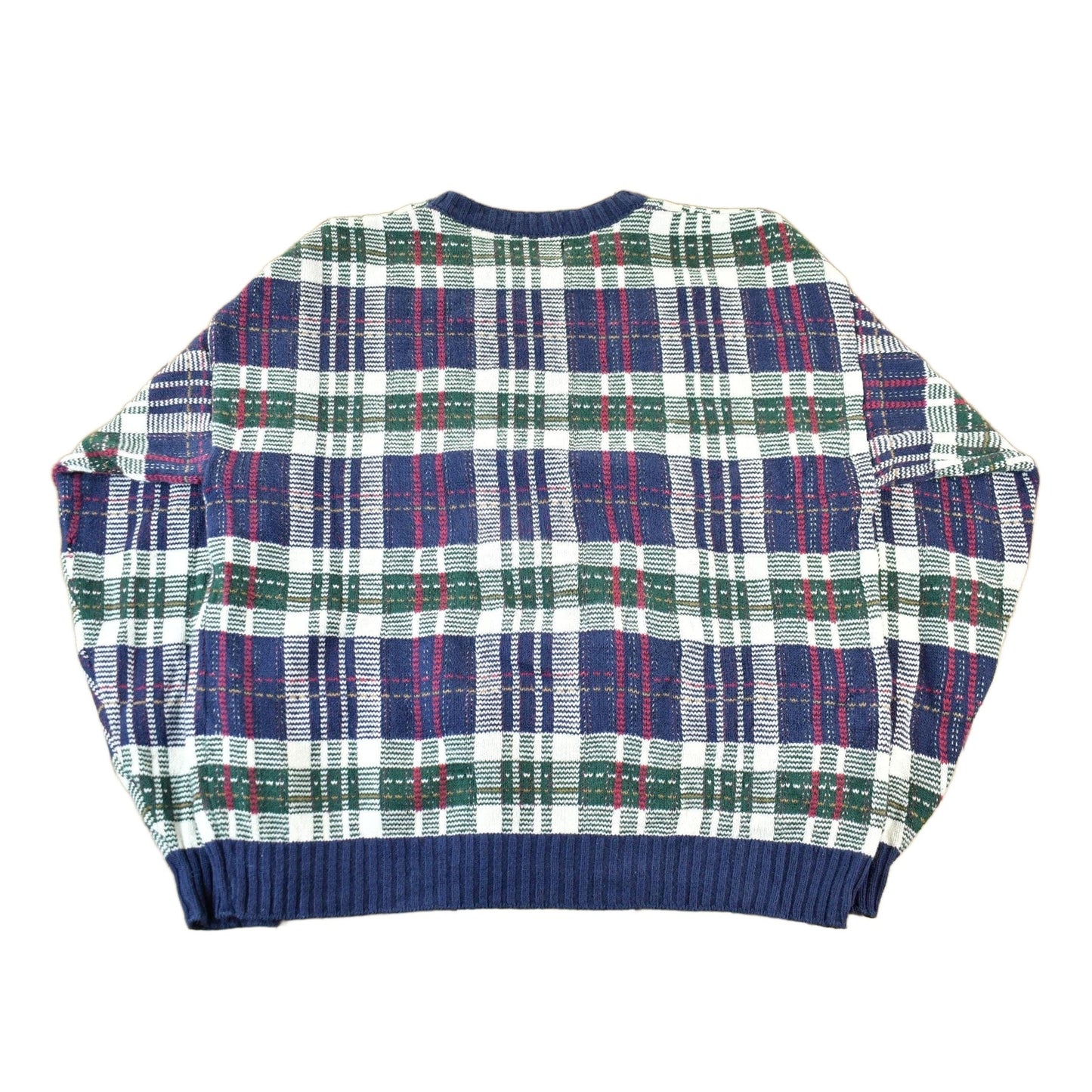 Vintage 1990s Isle of Cotton Knit Crewneck Sweater Men's Large from propervintagecanada