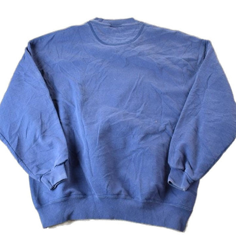 Vintage 1990s ISU Grandpa Plaid Letter University Collegiate Crewneck / Embroidered / NCAA Sweatshirt / Sportswear / Americana from propervintagecanada