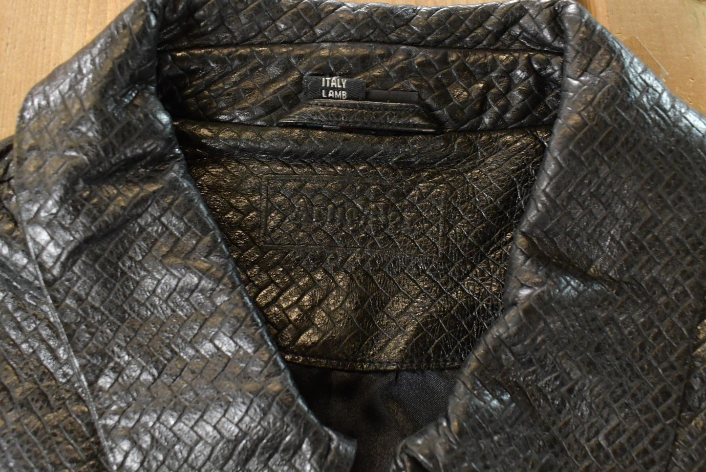 Vintage 1990s Italian Lamb Leather Jacket Men's Large / Full Zip / Fall Outerwear / Leather Coat / Streetwear Fashion / Biker Jacket from propervintagecanada