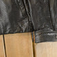 Vintage 1990s Italian Lamb Leather Jacket Men's Large / Full Zip / Fall Outerwear / Leather Coat / Streetwear Fashion / Biker Jacket from propervintagecanada