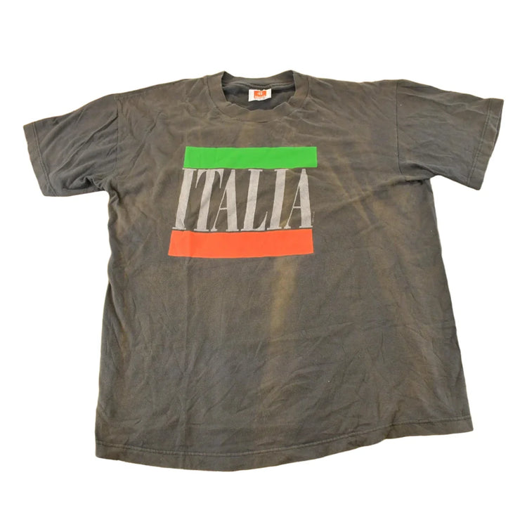 Vintage 1990s Italy Souvenir Sunfaded Travel T-Shirt Men's L from propervintagecanada