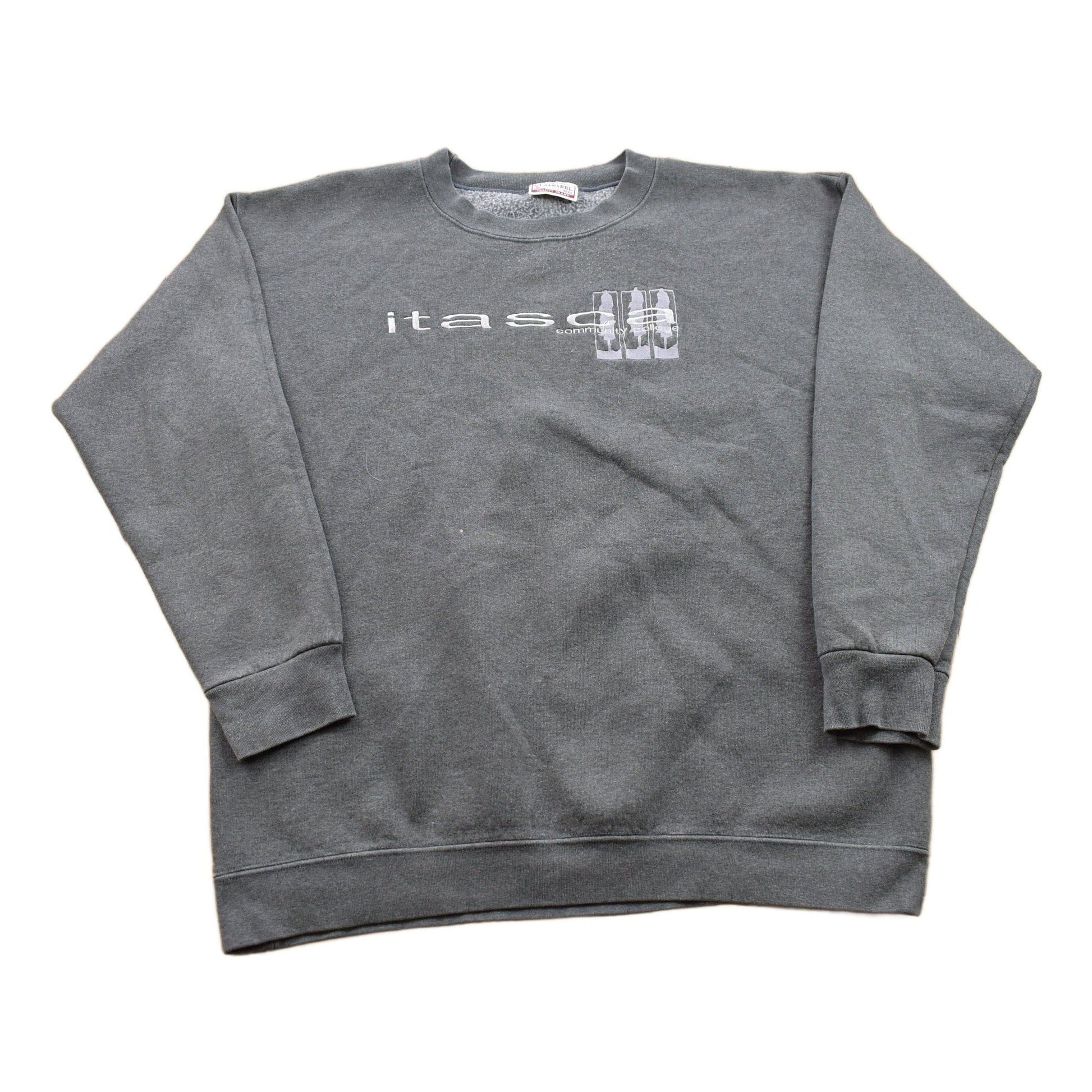 Vintage 1990s Itasca Community College Crewneck Sweatshirt Men's Large from propervintagecanada