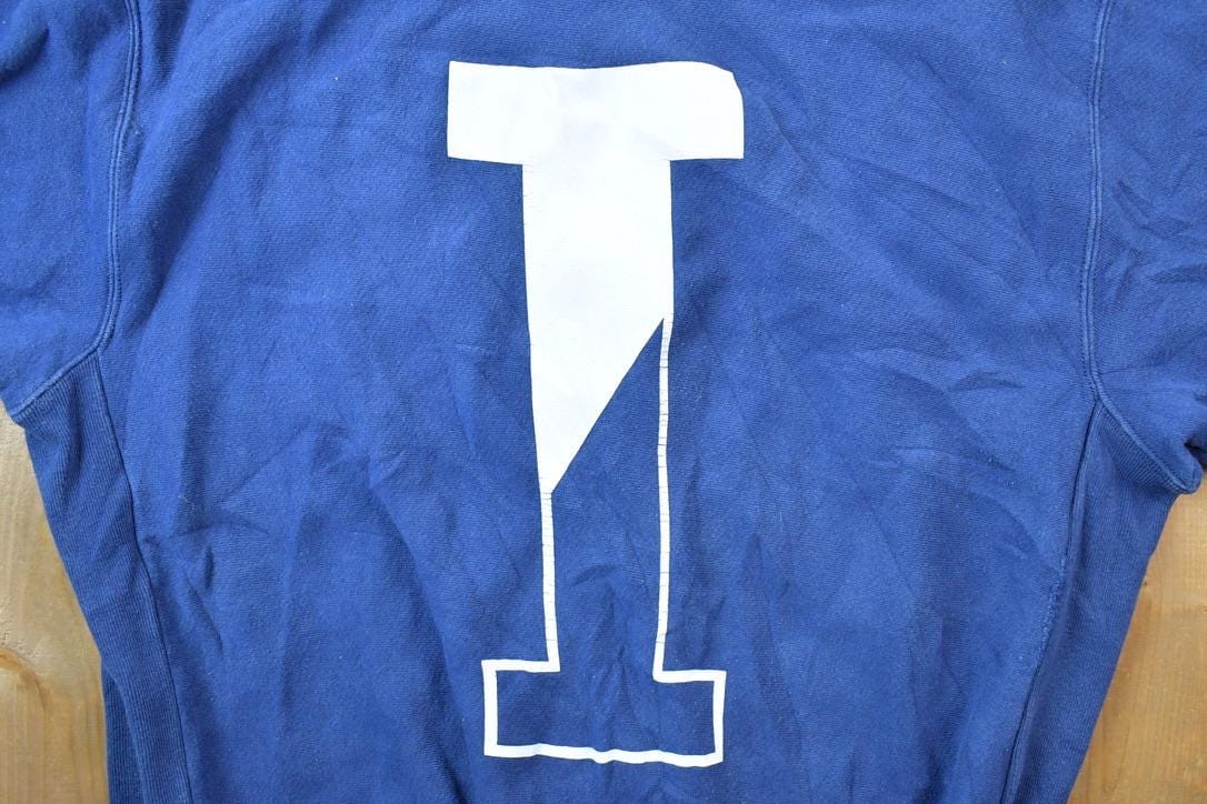 Vintage 1990s ITHACA College University Collegiate Crewneck Men's XL from propervintagecanada