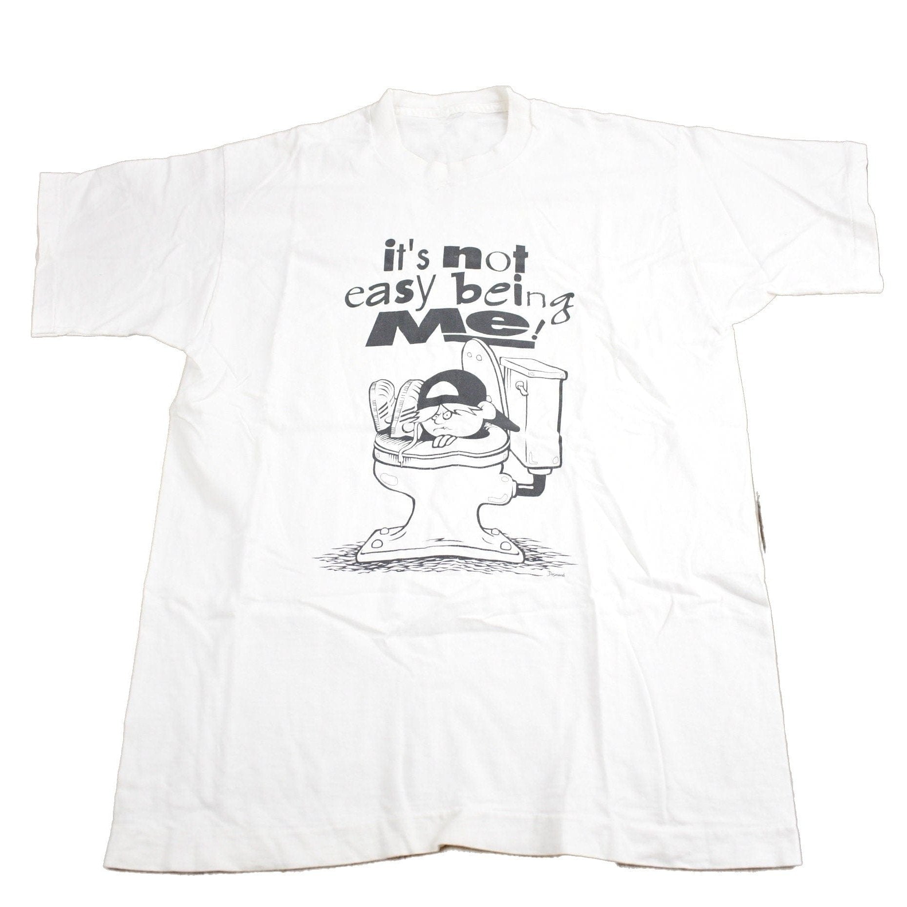 Vintage 1990s "Its Not Easy Being Me" Graphic T Shirt Men's Large from propervintagecanada