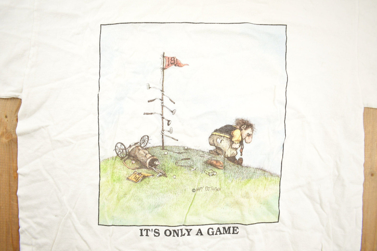 Vintage 1990s "Its Only A Game" Graphic Golf T Shirt Men's Large from propervintagecanada