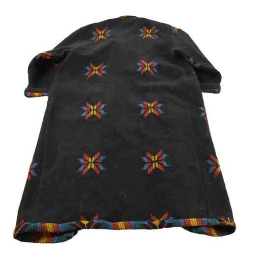 Vintage 1990s Ivy Koral Western All Over Print Wool Robe Men's M from propervintagecanada