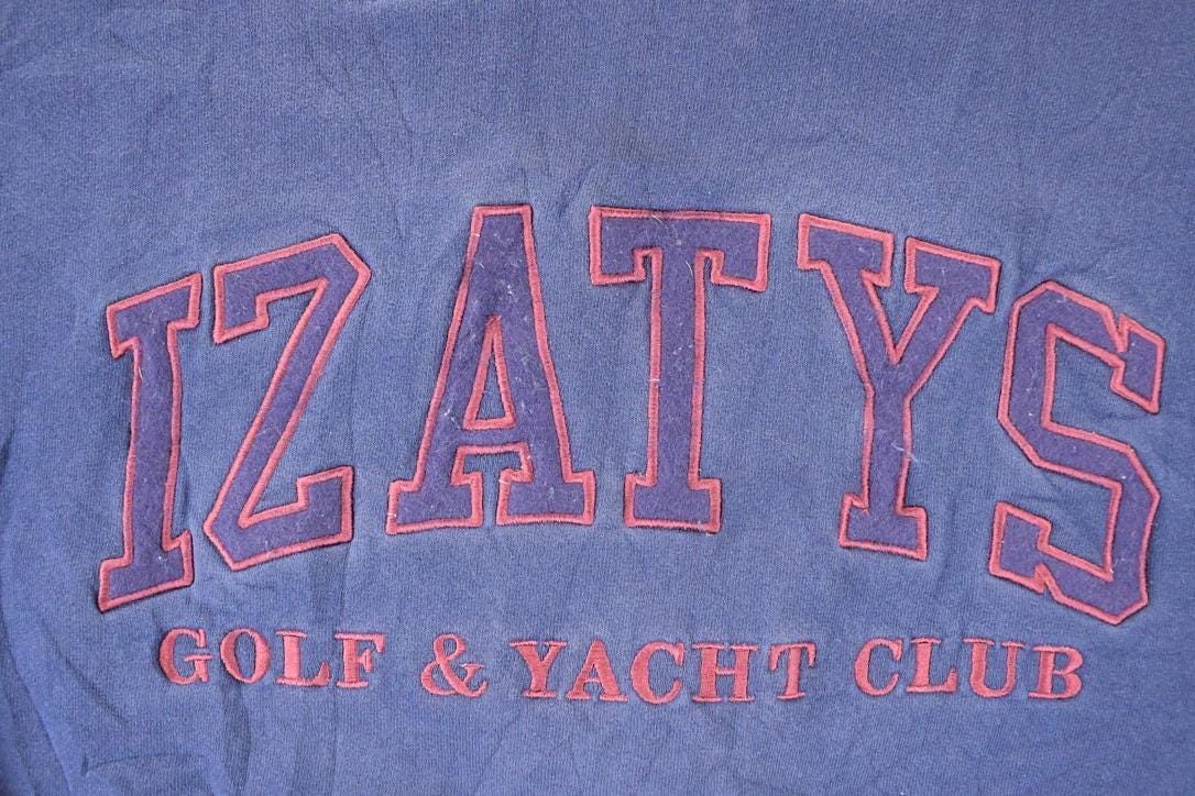 Vintage 1990s IZATYS Golf And Country Club Crewneck Sweatshirt Men's L from propervintagecanada