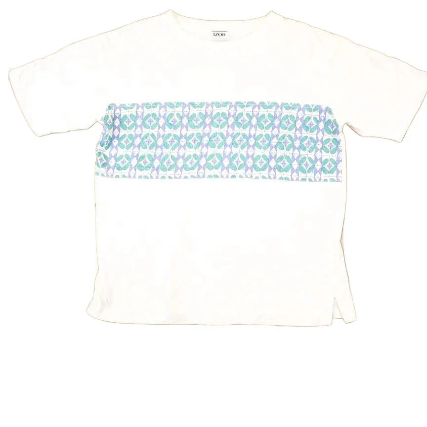 Vintage 1990s Izod Abstract Souvenir T-Shirt Men's M from propervintagecanada