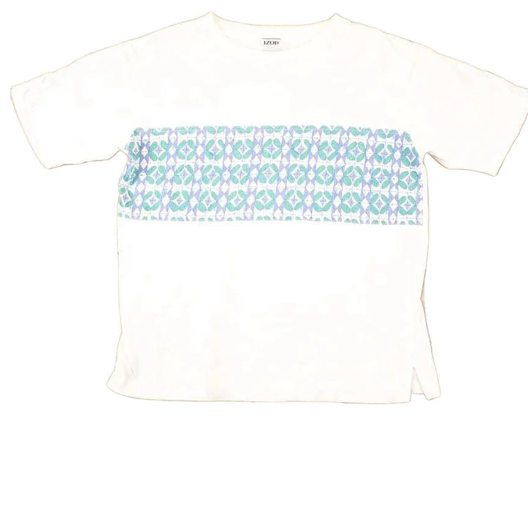 Vintage 1990s Izod Abstract Souvenir T-Shirt Men's M from propervintagecanada