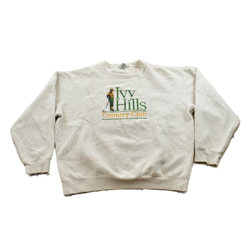 Vintage 1990s Izod Club Ivy Hills Country Club Souvenir Crewneck Sweatshirt Men's Large from propervintagecanada