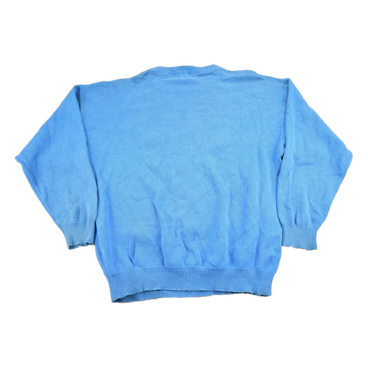 Vintage 1990s IZOD Golfing Theme Knitted Crewneck Men's XL from propervintagecanada