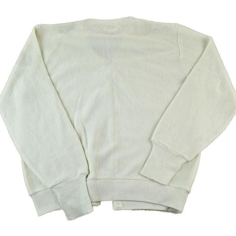 Vintage 1990s Izod Lacoste Knit Perfect Mild Distress Cardigan Sweater Made In USA from propervintagecanada