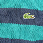 Vintage 1990s Izod Lacoste Striped Knit Crewneck Sweater Men's L from propervintagecanada