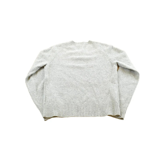 Vintage 1990s J Crew Lambswool Knit Argyle Crewneck Sweater Men's XXL from propervintagecanada