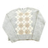 Vintage 1990s J Crew Lambswool Knit Argyle Crewneck Sweater Men&
