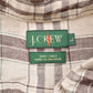 Vintage 1990s J Crew Plaid Linen Button Up Shirt Men's Large from propervintagecanada