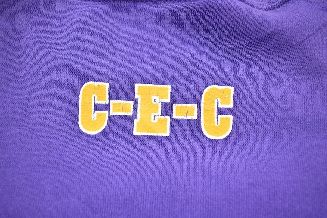Vintage 1990s Jacks Hockey CEC Collegiate Crewneck Men's L from propervintagecanada