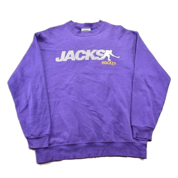 Vintage 1990s Jacks Hockey CEC Collegiate Crewneck Men's L from propervintagecanada
