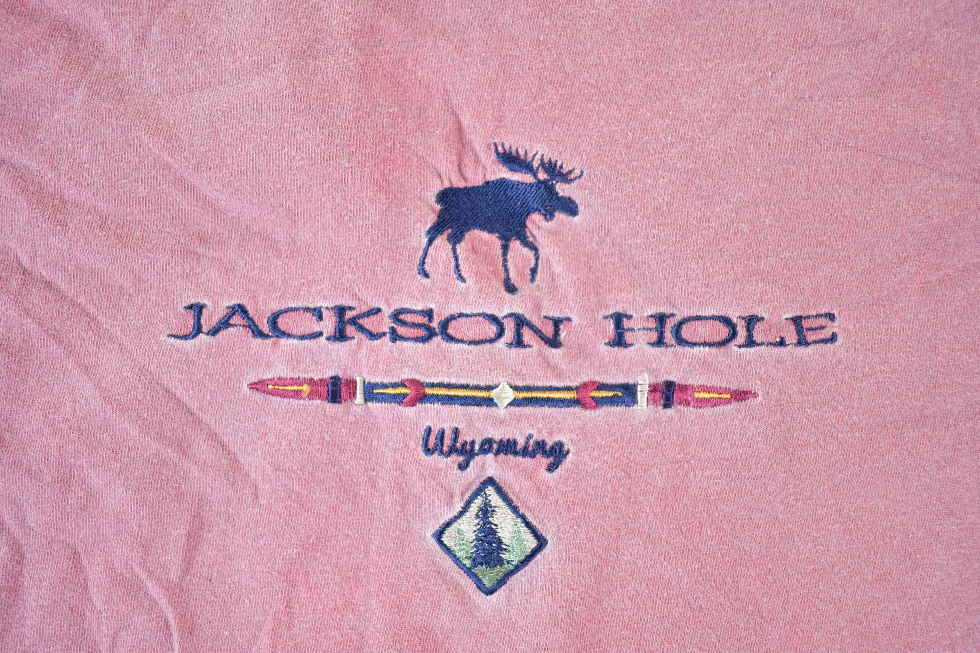 Vintage 1990s Jackson Hole Wyoming Crewneck Sweatshirt Mens M from propervintagecanada