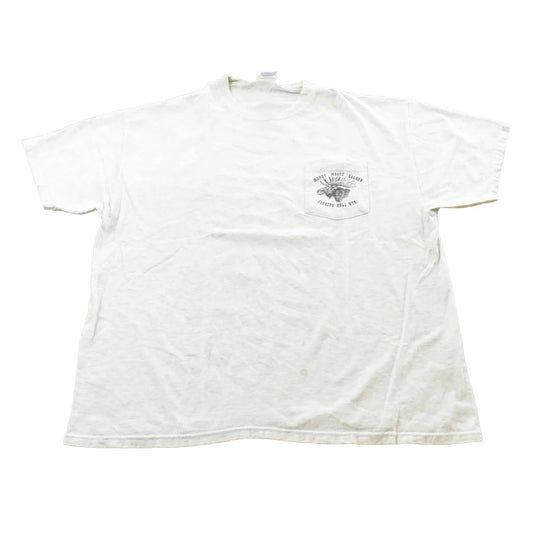 Vintage 1990s Jackson Hole Wyoming Mangy Moose Bar Souvenir Pocket T-Shirt Mens L Men's XL from propervintagecanada