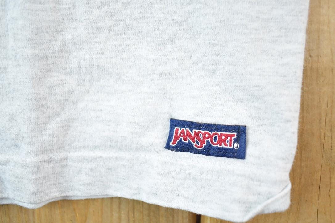 Vintage 1990s Jansport Alumni University Collegiate Long Sleeve T-Shirt Mens L / Made IN USA / Embroidered NCAA Tee / Americana / Sportswear from propervintagecanada