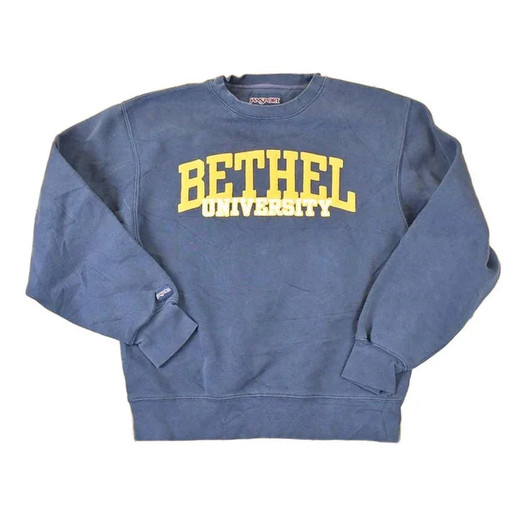 Vintage 1990s Jansport Bethel University Embroidered Crewneck Sweater Mens S from propervintagecanada