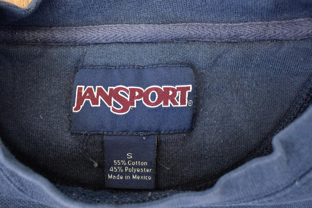 Vintage 1990s Jansport Bethel University Embroidered Crewneck Sweater Mens S from propervintagecanada