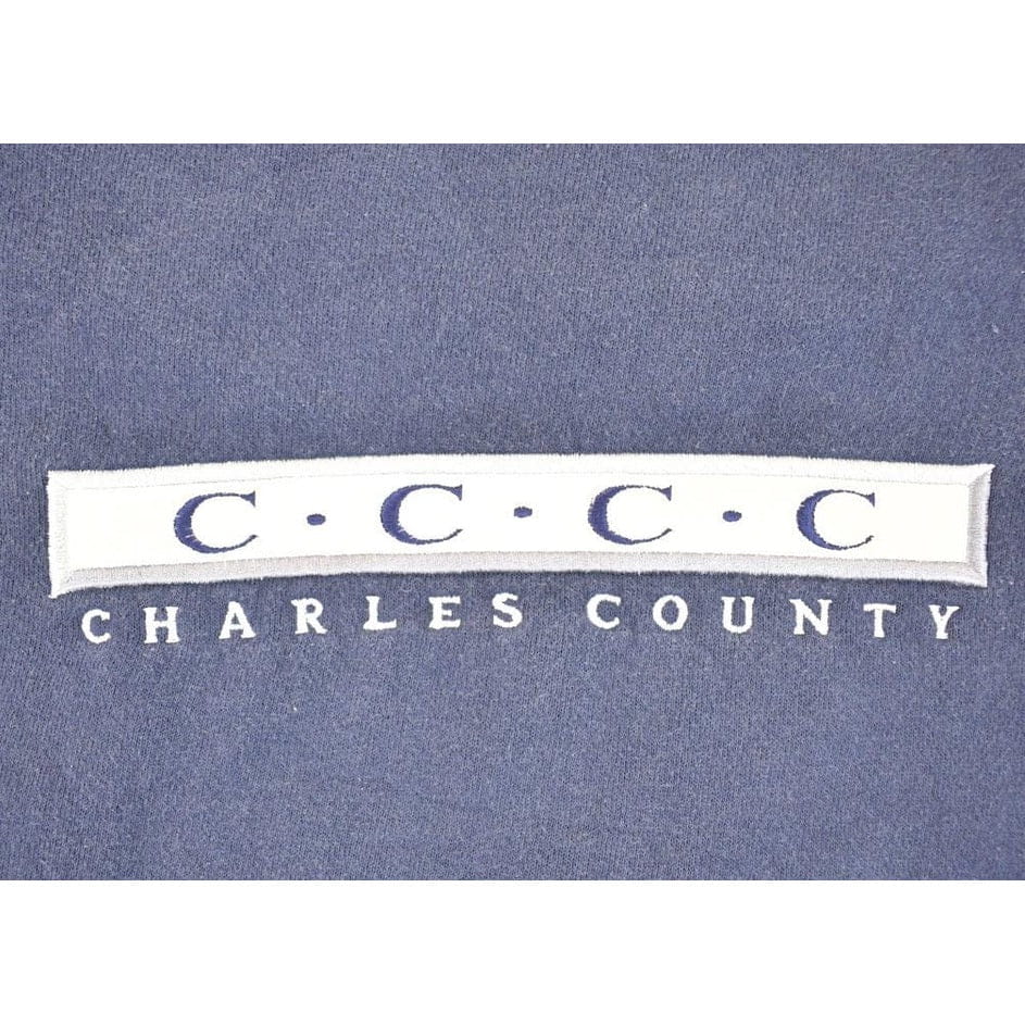 Vintage 1990s Jansport Charles County Embroidered Heavyweight Crewneck Sweatshirt Men's XL from propervintagecanada