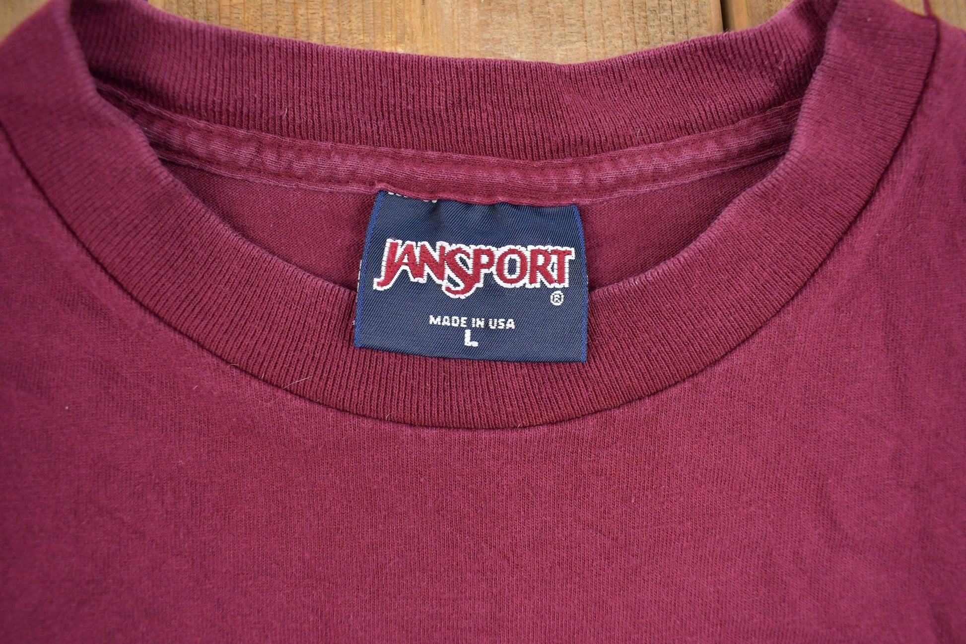 Vintage 1990s Jansport Collegiate Graphic T Shirt / Vintage T Shirt / Streetwear / Graphic Tee / Made In USA from propervintagecanada