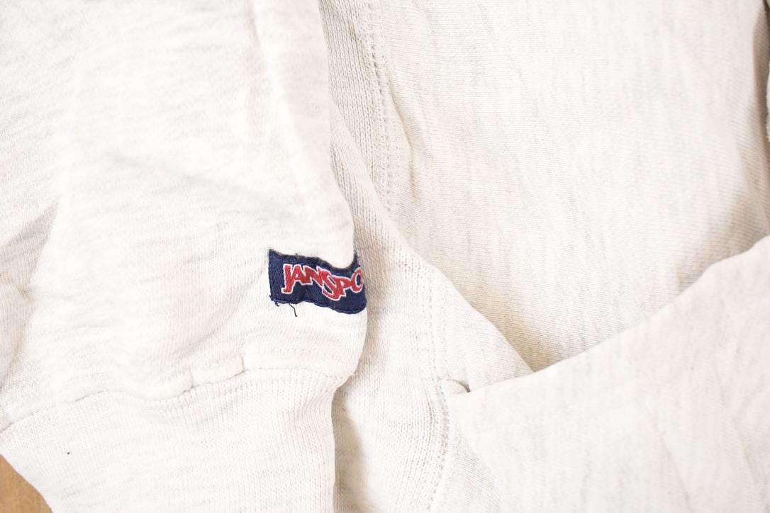 Vintage 1990s Jansport Cross Grain Johnnies Graphic Print Hoodie Sweatshirt Men's M from propervintagecanada