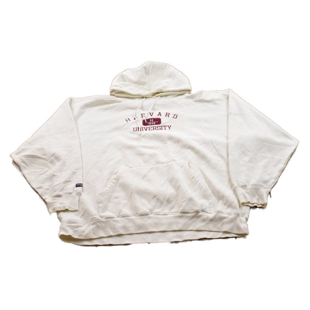 Vintage 1990s Jansport Harvard University Collegiate Hoodie / Embroidered / NCAA Sweatshirt / Sportswear / Americana from propervintagecanada