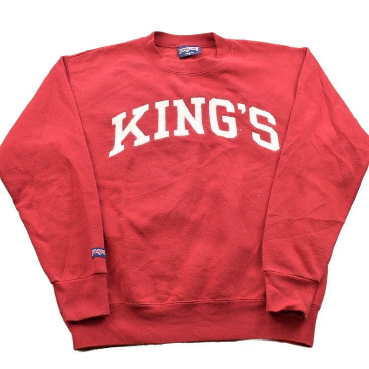 Vintage 1990s Jansport King's Crewneck Sweatshirt / 90s Crewneck / Made In USA / Essential / Streetwear / 90s Collegiate Sweater from propervintagecanada