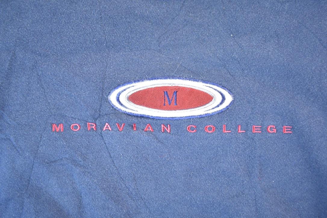 Vintage 1990s Jansport Moravian College Crewneck Sweatshirt Mens M from propervintagecanada