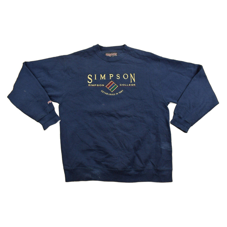 Vintage 1990s Jansport Simpson College Collegiate Crewneck Men's Large from propervintagecanada