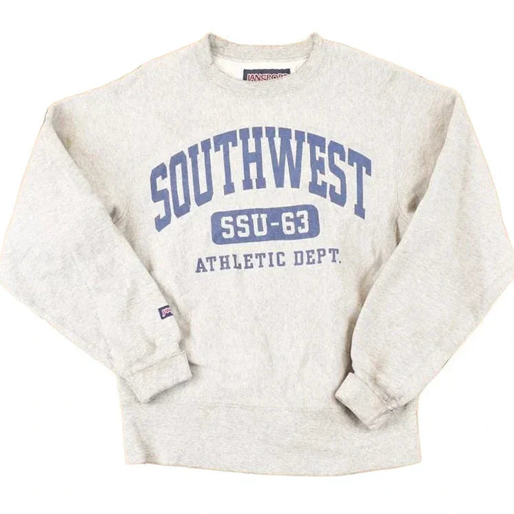 Vintage 1990s Jansport Southwest Athletic Club Crossgrain Crewneck Sweater Men's S from propervintagecanada