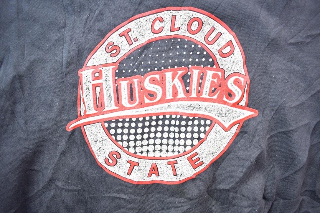 Vintage 1990s Jansport St Cloud State Huskys University Collegiate Crewneck from propervintagecanada